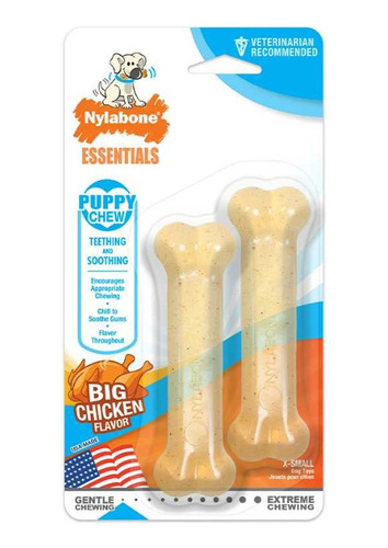 Hueso Para Cachorro Nylabone Dental Durable Chew 2un Xs