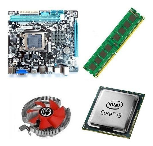 Kit Pl Mãe H81 + Proc I5 4570 + Memoria 4 Gb Ddr3 + Cooler