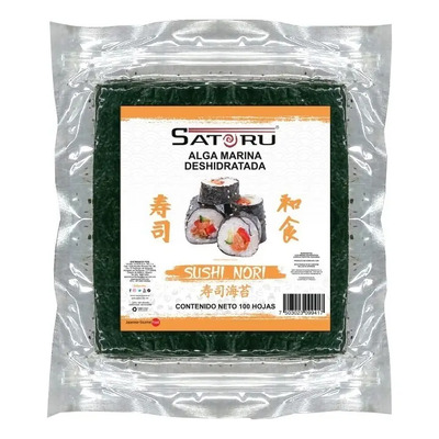 Alga Marina (nori) Para Sushi Con 100 Hojas | Envío gratis