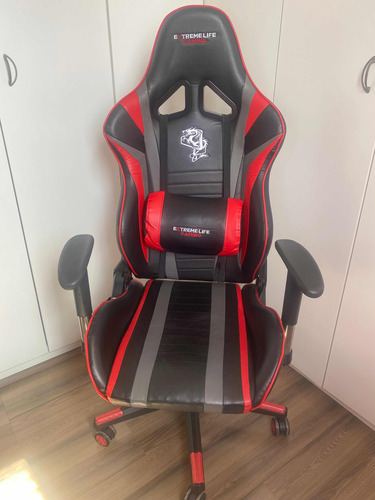 Cadeira Gamer Ergonômica ELG Ch05bkrd Preta E Vermelha