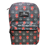 Mochila Escolar Wabro 12 Pulgadas Spiderman Color Negro 17l