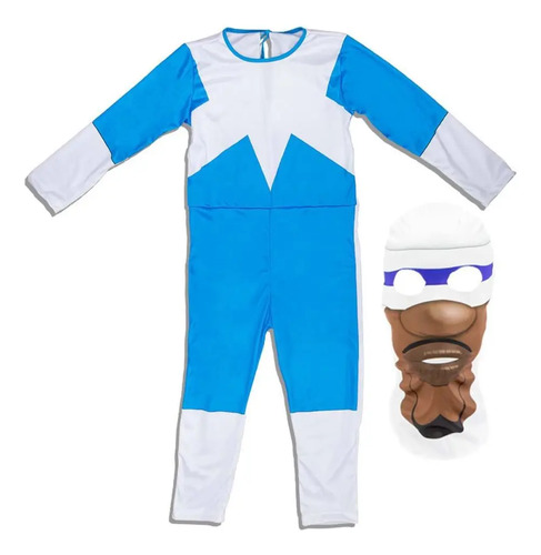 Fantasia Gelado Infantil Os Incríveis Com Gorro + Brinde