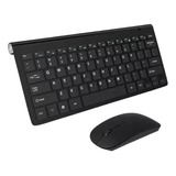 Kit Mini Teclado E Mouse Usb Sem Fio  Macbook E Notebook