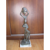 Escultura De Bronce De Pablo De Robertis, 72.5 Cm. 