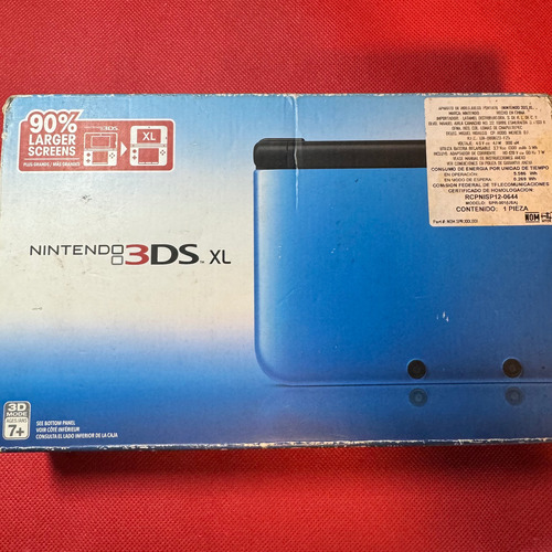 Consola Nintendo 3 Ds X L Azul En Caja