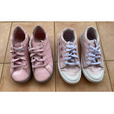 Lote Combo X2 Pares Zapatillas Cheeky Mimo T 30 Nena Rosa