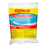 Pastilha Cloro Estabilizado Piscina T200 Genclor 200gr Genco