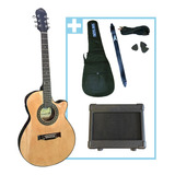 Guitarra Electroacustica Gracia 300tvd + Ampli Portatil 9v