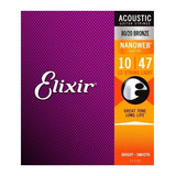 Cuerdas Para Guitarra Acústica 12 Cuerdas Elixir 10-47 11152
