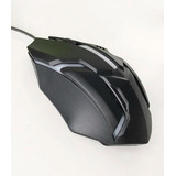 Mouse Com Fio 3200 Dpi Ergonômico Tipo Gamer Antiderrapante Cor Preto