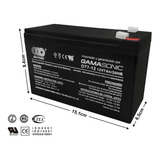 Batería12v 7ah Gel Recargable Ups Alarmas Boyeros Juguetes