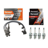 Kit Cables + Bujias Ferrazzi Vw Gol Power 1.6 Desde 2008