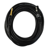 Audio2000 C07025 Cable De Micrófono Hembra Ts A Xlr De 25 Pi