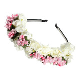 Godd - Diadema Para Novia Con Flores Bohemio Floral Para Muj