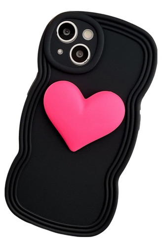 Funda De Silicona 3d Corazón Para Samsung Galaxy+correas