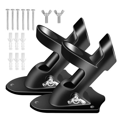 A.w 2 Pcs Soportes Para Asta De Bandera Soporte Para Bandera