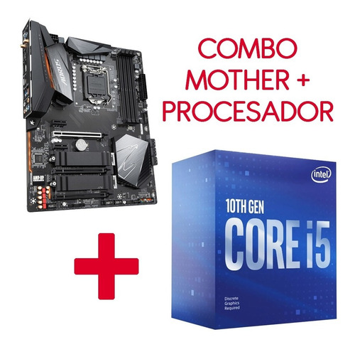 Combo Intel Core I5-10400 + Mb Gigabyte B460 Aorus Pro Ac