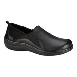 Zapato De Dama Confort  Flexi 1030 Color Negro