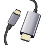 Cable Adaptador Conversor Usb Tipo C A Hdmi 4k Celu Mac 1,8m