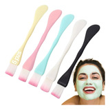 5pz Brocha Japonesa Aplicador Mascarilla Cerdas Suaves Doble