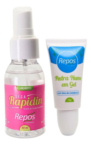 Repos Pedra Hume Gel E Secante Rapidin Seca Esmalte