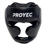 Cabezal De Boxeo Proyec Pro Titan Pómulo Y Menton Negro