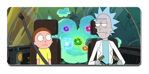 Mouse Pad Gamer Rick And Morty 78x25cm Grande M16