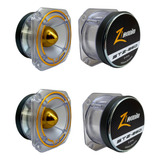 Kit 2 Super Tweeter Zetta Audio Z1 Stz160 Acrílico/dourado 