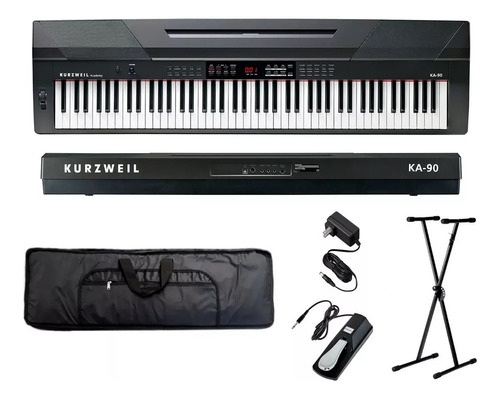 Piano Digital Kurzweil Ka90 88 Teclas Pesadas + Accesorio