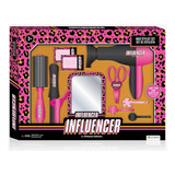 Set Fashion Niñas Kit Peluqueria Secador Peine Espejo Moda