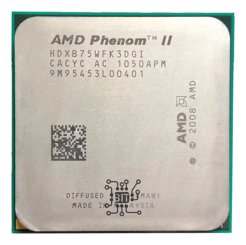 Procesador Amd Phenom Il X3 B75 3 Nucleos 3ghz 95w 6mb