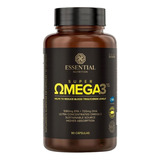 Suplemento Em Cápsulas Essential Nutrition  Super Omega 3 Tg Em Pote 90 Un