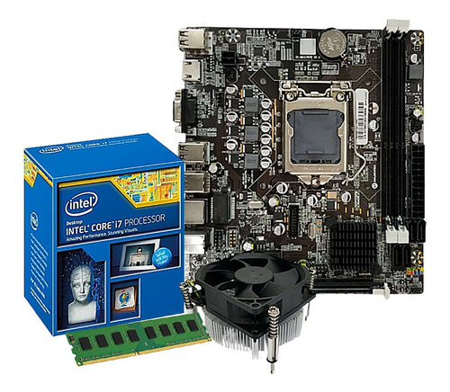 Kit I7 3770 + Placa Mãe H61 + 8gb Ddr3 1600 + Cooler