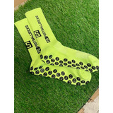 Calcetas Antideslizante Football Socks Amarillo Neon (39-44)