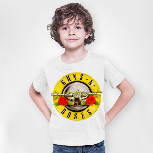 Playera Camiseta Hombre Niño Guns And Roses Rock 023