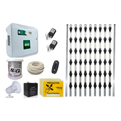 Kit Cerco Electrico Para 50 Metros Seg Advance Con Postes | Meses sin interés