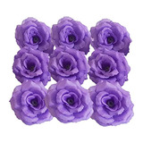 Flores Artificiales De Seda Apox 8cm 20u Violeta