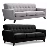 Sillon Sofa Retro Vintage 3 Cuerpos Placa Soft Antidesgarro