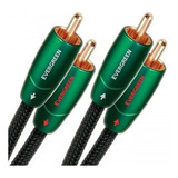 Cable Audioestereo 1mt Rca Ofc Audioquest Evergo1r Color Verde