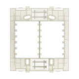 Suporte 4x4 Quadrada Branca Linha B3 - Margirius