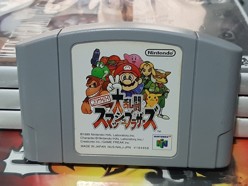 Smash Bros N64 Japones,original Y Funciona.