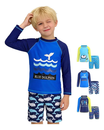 Conjunto De Tres Piezas Traje De Baño Para  Manga Larga Kit | MercadoLibre