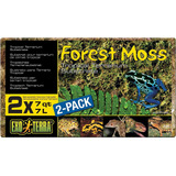 Exo Terra Forest Plume Moss, 7 Cuartos, Paquete De 2