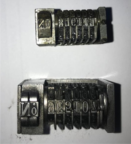 Numeradoras Tipográfica De 6 Dígitos