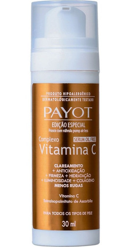Sérum Anti-idade Payot Complexo Vitamina C 30ml