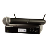 Sistema Inalámbrico Con Micrófono De Mano Shure Blx24r/sm58