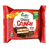 Alfajor Choco Crunch Gallo Snacks Dulce De Leche 24un X 20gr