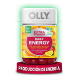 Olly Energia Diaria Extra Fuerte 60 Gomitas Daily Energy Sabor Frutas