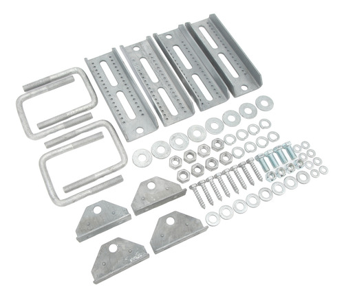 Kit De Soportes Giratorios Para Literas Galvanizados, Ajusta