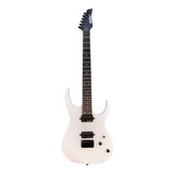 Guitarra Eléctrica Newen Newen Rock Rock De Roble Blanco White Poliuretano Satinado